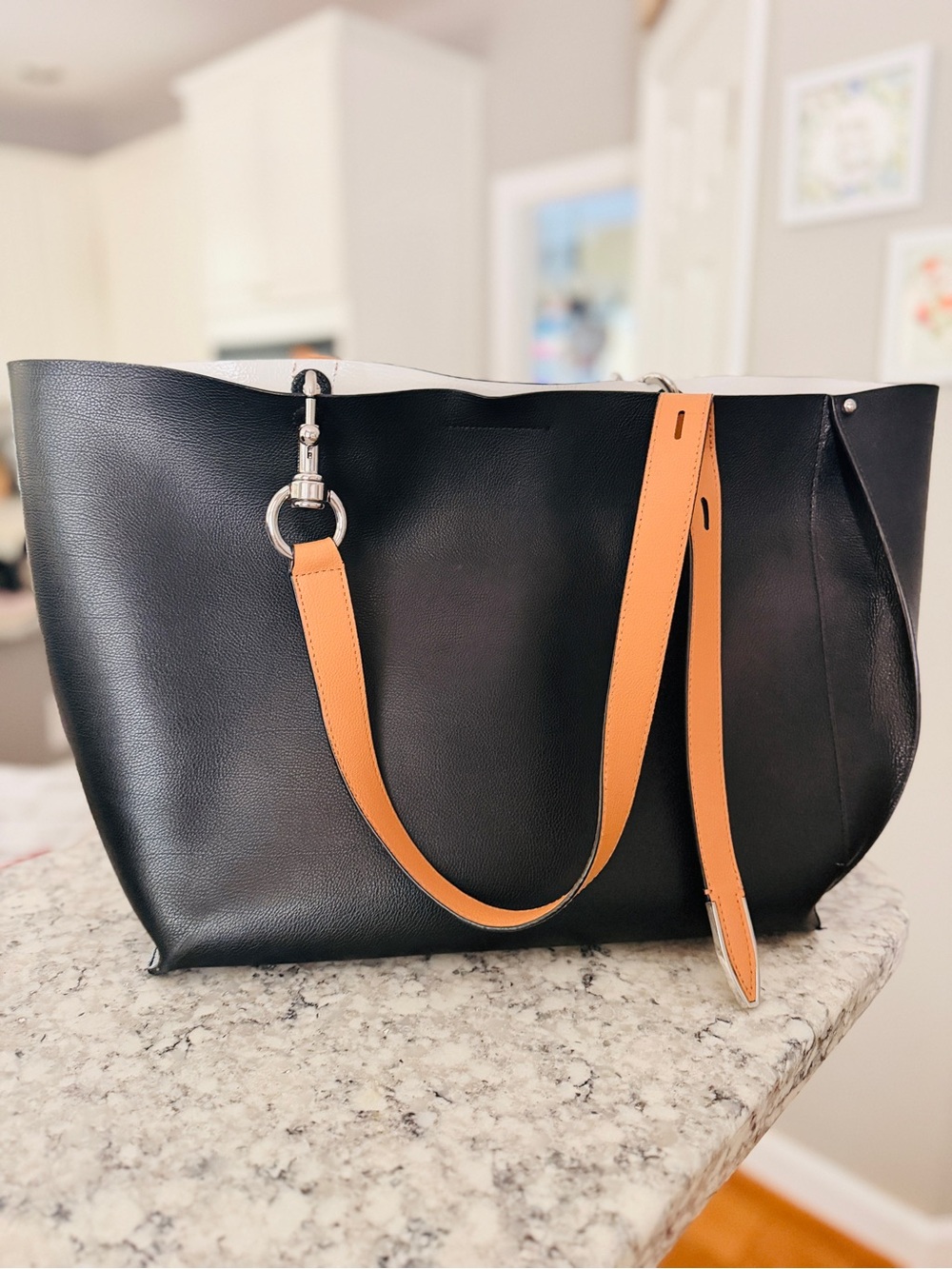 Rebecca Minkoff Stella large tote bag genuine leather excellent condition